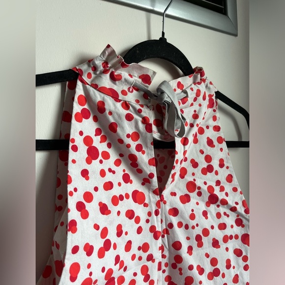 COS Mock Neck Tie Back Dress Polka
Dots Pockets Size 6 - Picture 7 of 11